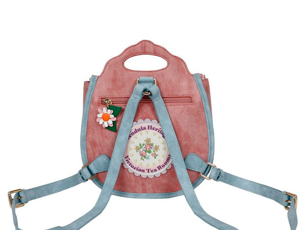 Vedula Heritage Victorian tea rooms Amelia backpack.