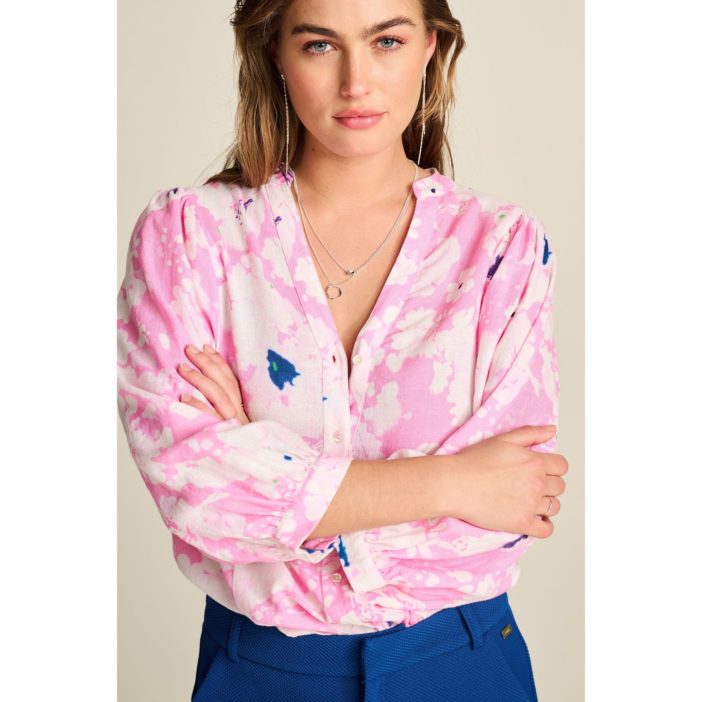 POM Lillies pink blouse