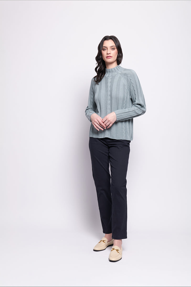 Foil Feeling Connected Sweater (Duck Egg or Caramel)