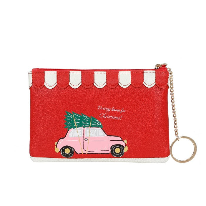 Vendula Mistletoe Lane Zipper Coin Purse