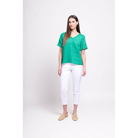 Foil Fringe Benifits Top Green