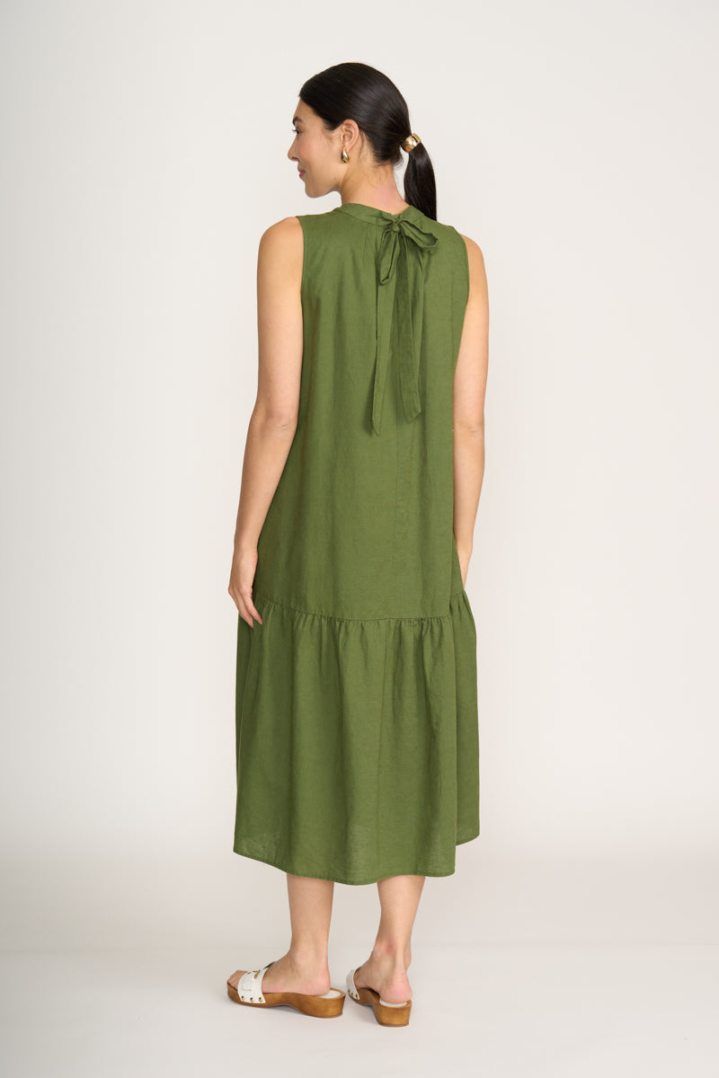 Foil Palm Life To The Max Dress