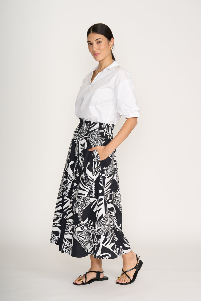 Foil Going Bananas Skirted Ahead Skirt