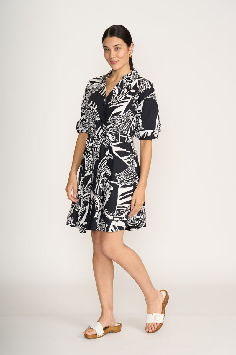 Foil Going Bananas Good Impression Dress