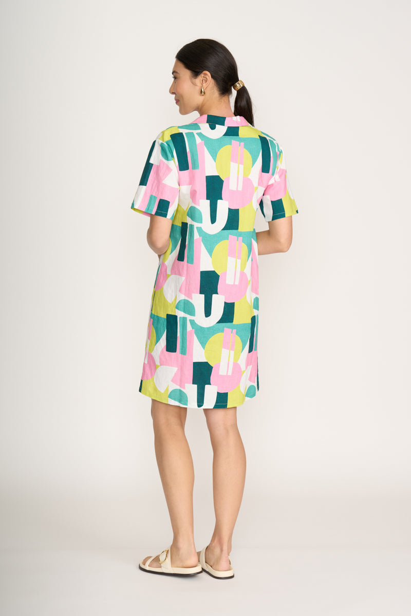 Foil Spectrum Going Coastal Dress