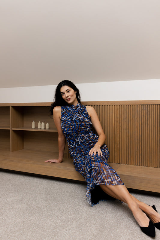 Foil Sheer Fun Shell Top Elemental