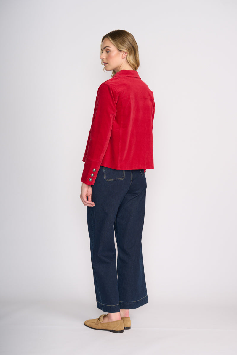 Foil Pre Re-Cord Jacket Rose