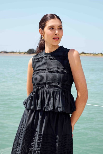 Foil You Compleat Me Top True Navy or White