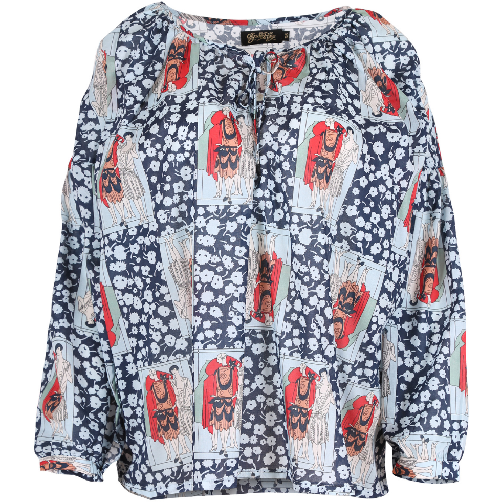 Olga de Polga Felix Leila Blouse Navy