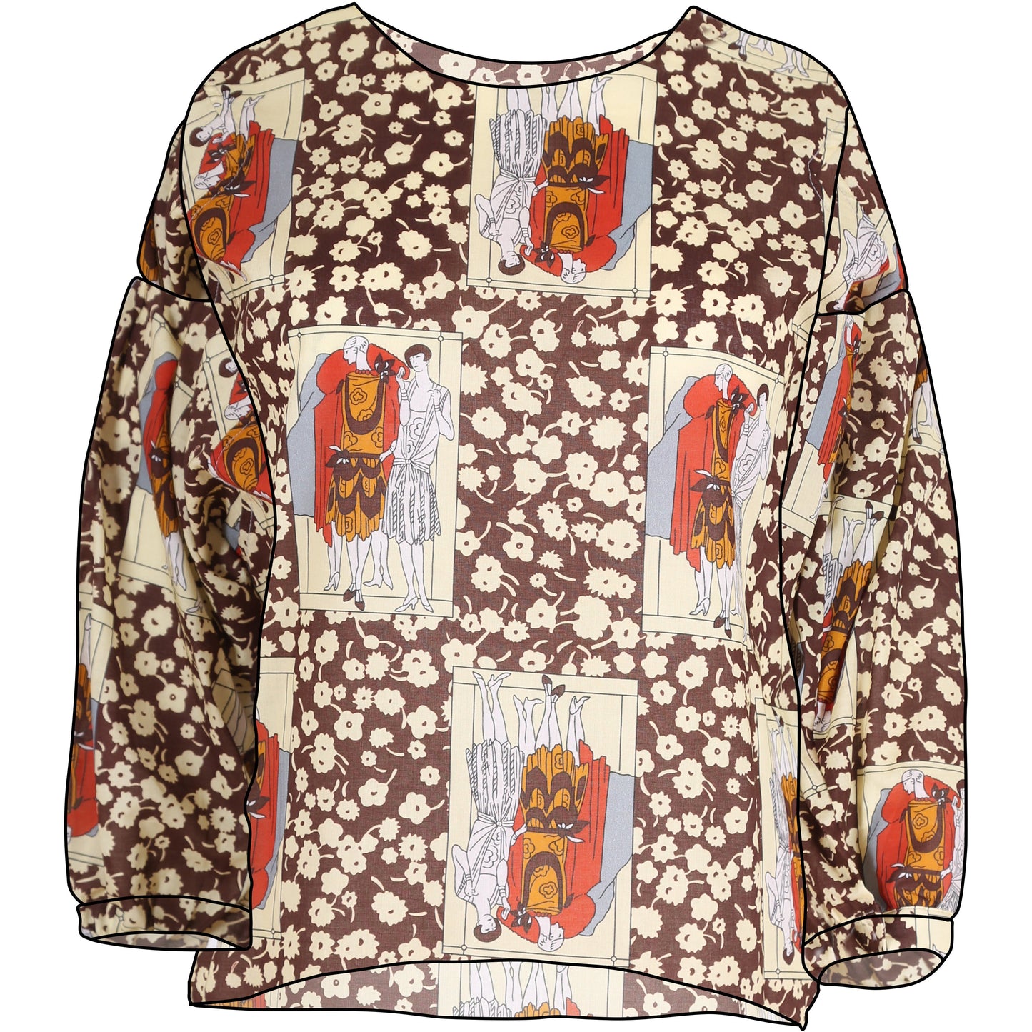 Olga de Polga Felix Suzanna Blouse Chocolate