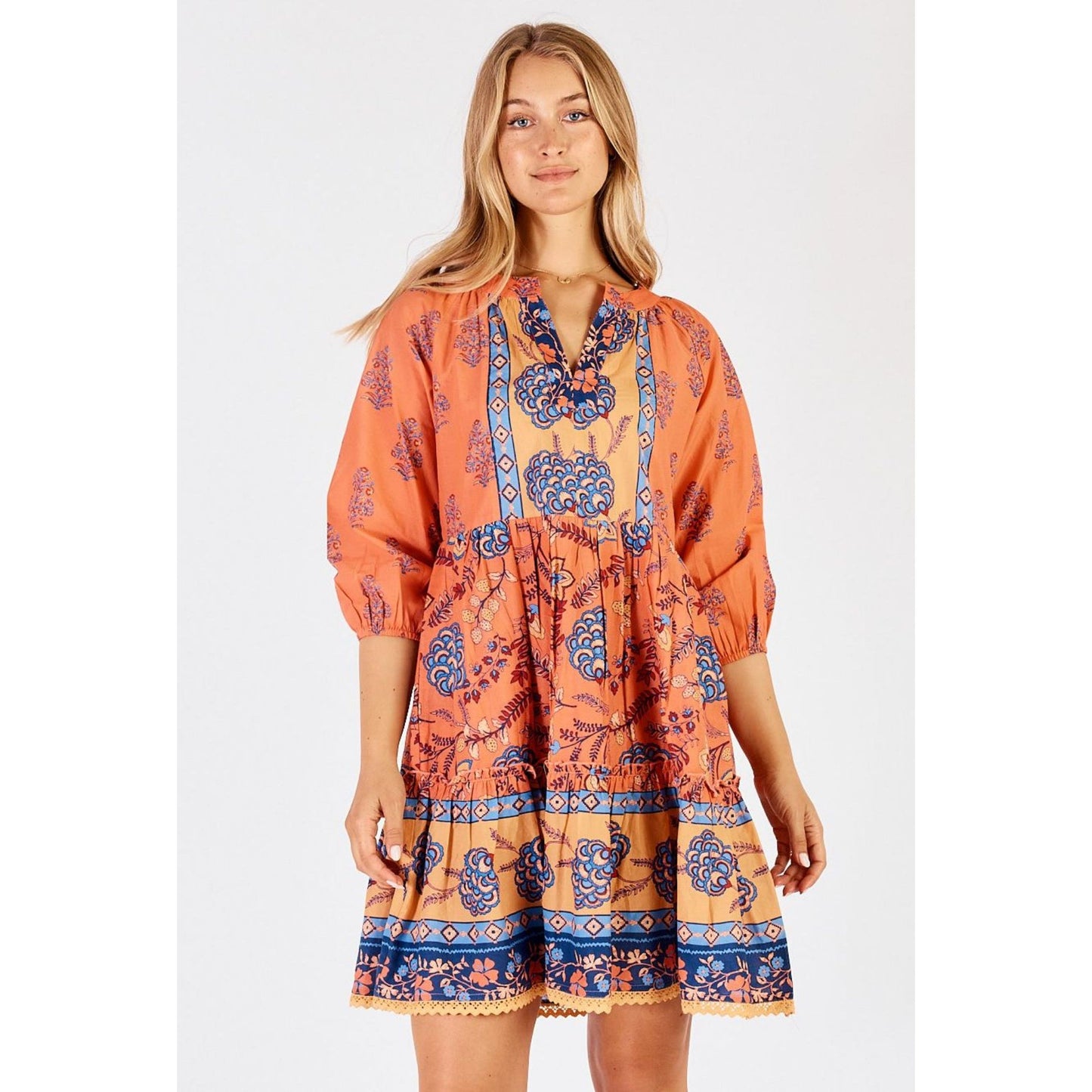 Lula Life Raine Dress tangerine