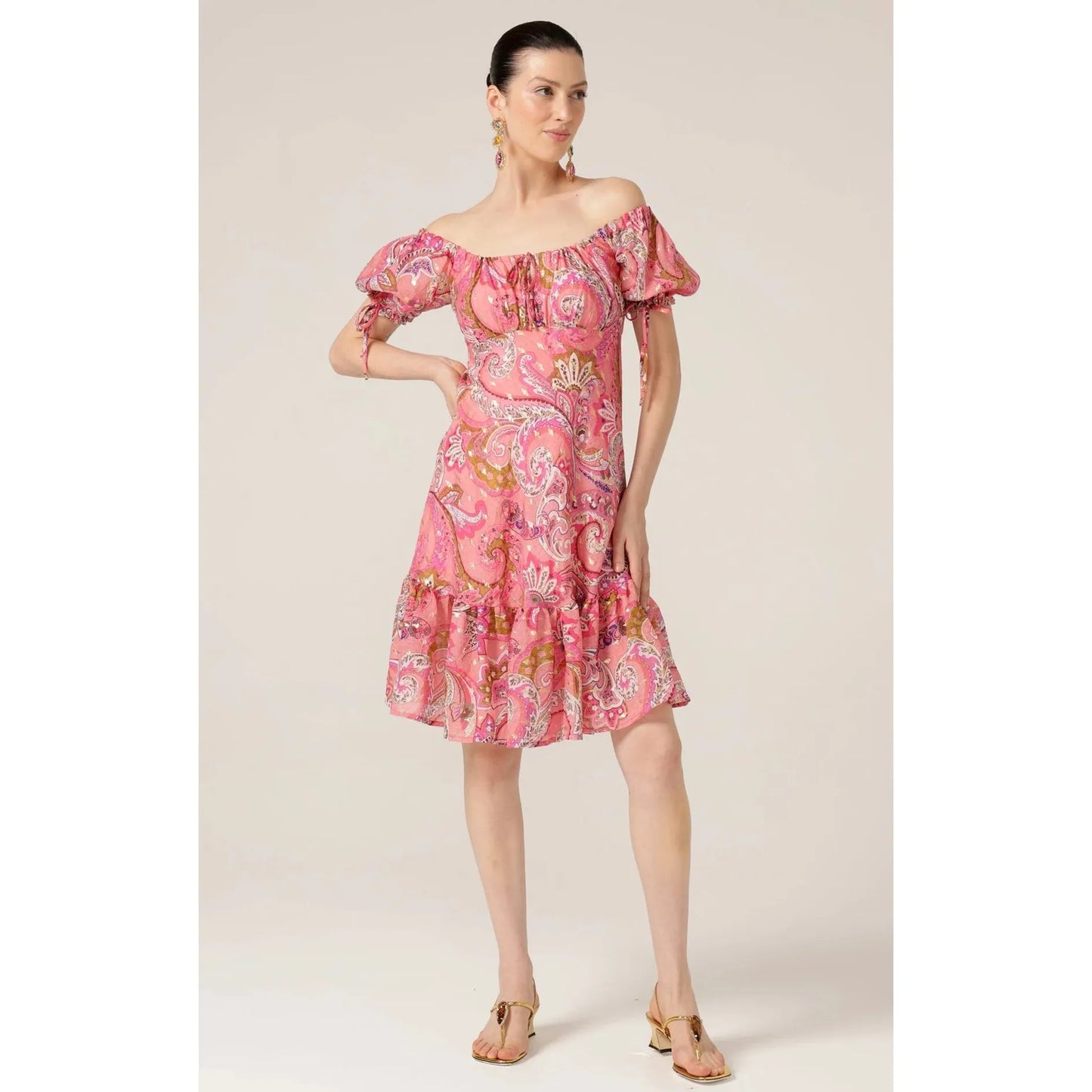 Sacha Drake Rosy Finch Dress (Pink Paisley)