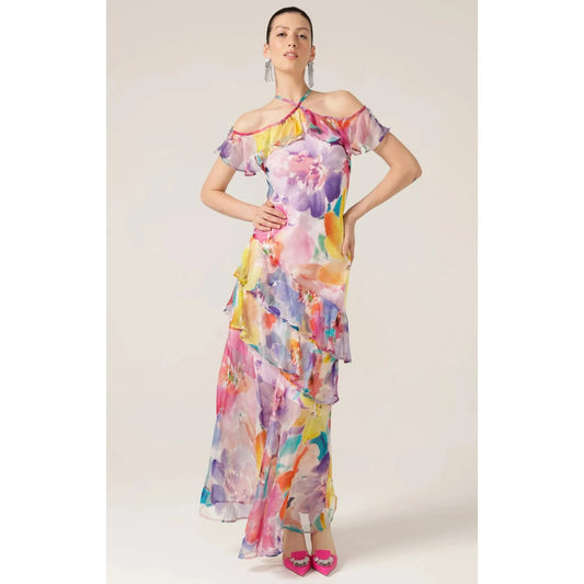 Sacha Drake Paradise Tanager Dress (Multi flo)