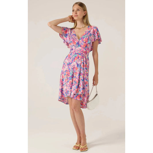 Sacha Drake Carraaca Lila wrap dress