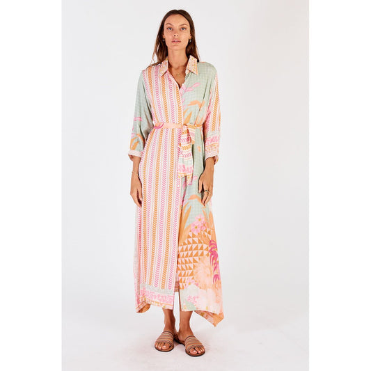 Lula Soul Levanto Midi Dress Sage