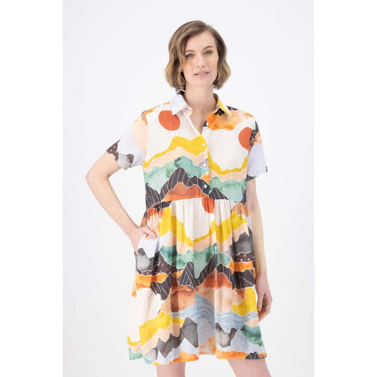 Olga de Polga Vista Villa Dress Orange