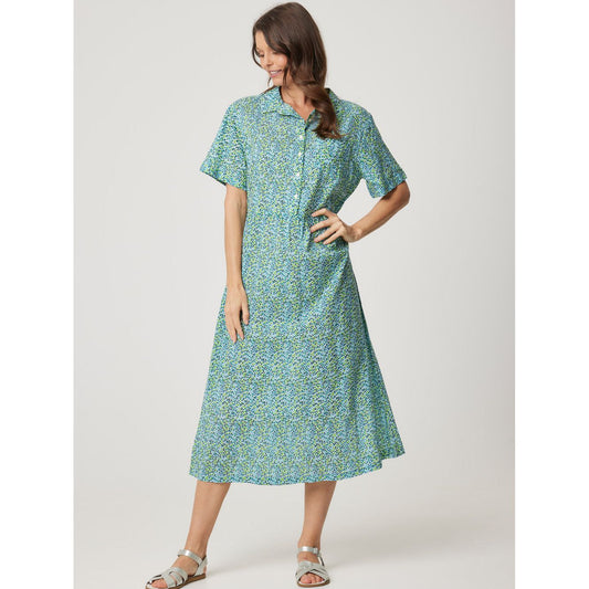 Cake City Dress Green Spot