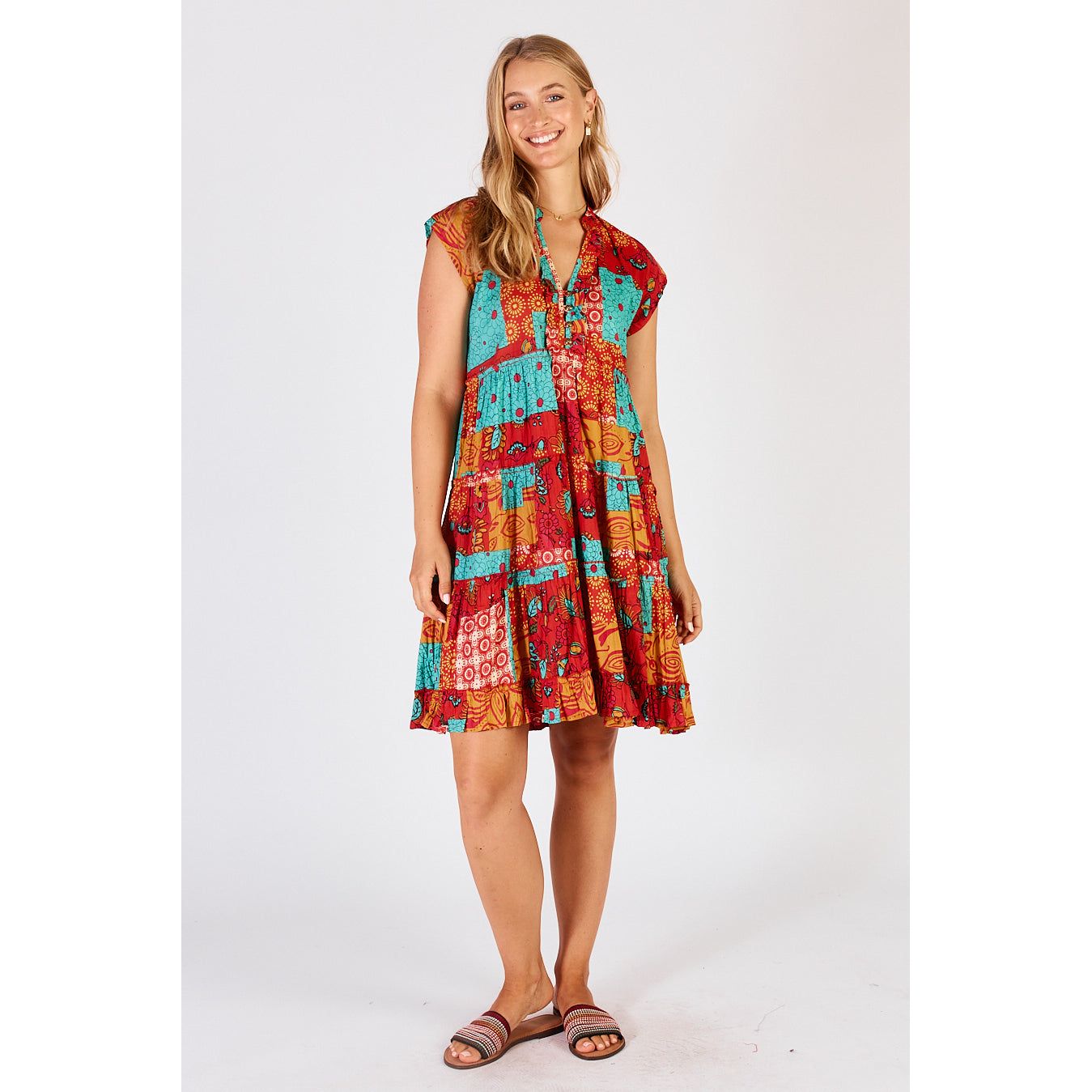 Lula Life Hattie Dress Flame