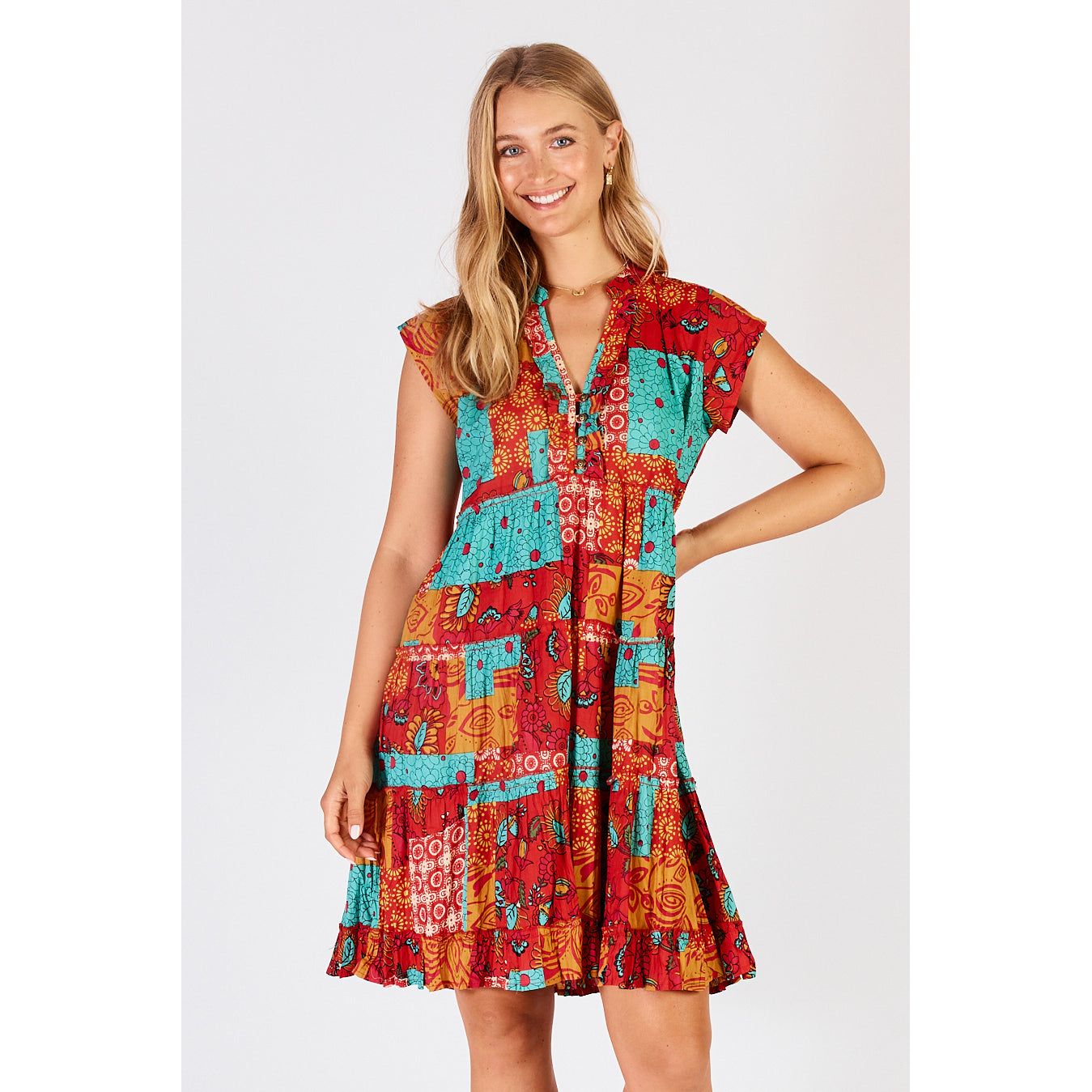 Lula Life Hattie Dress Flame