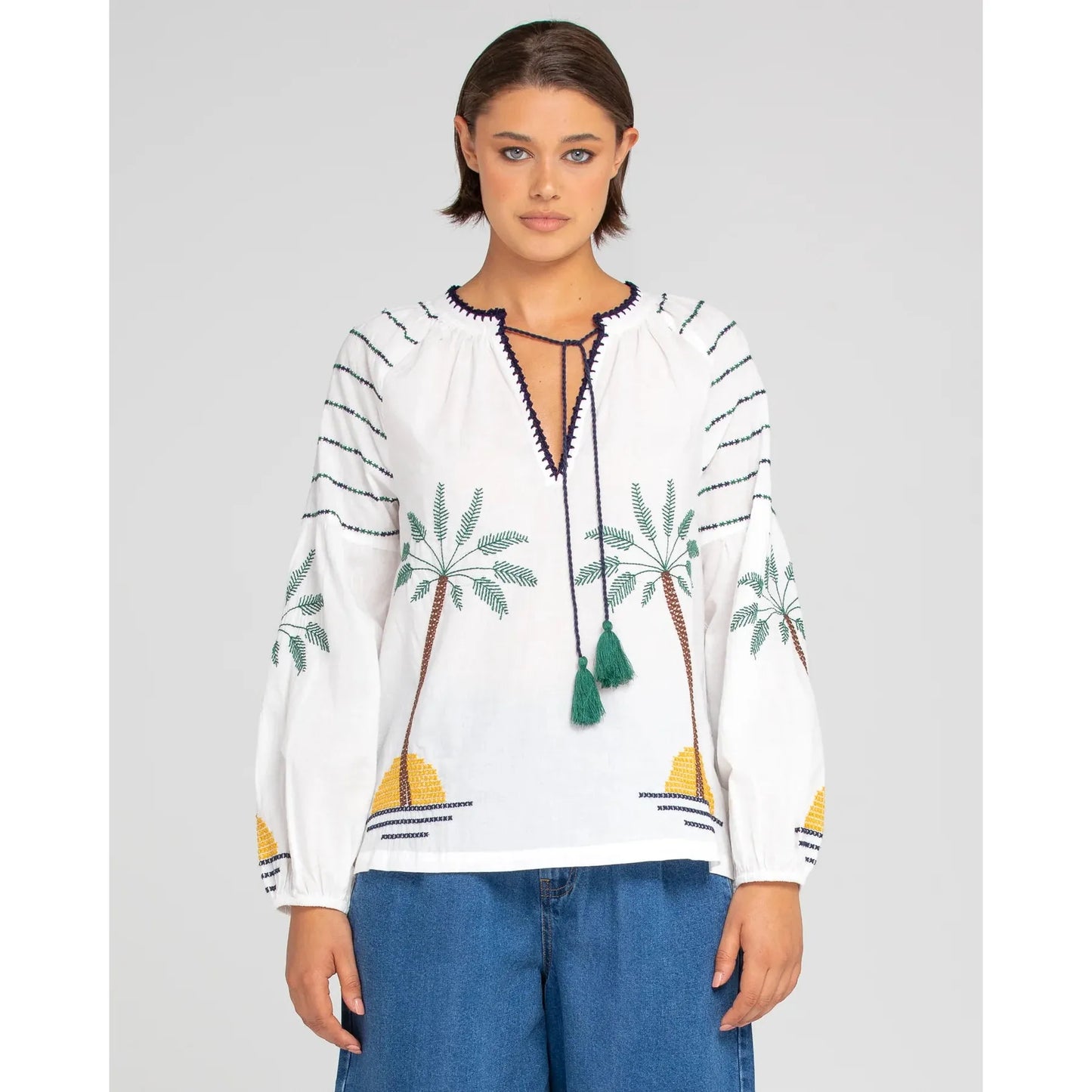 Boom Shankar Palm Shirt