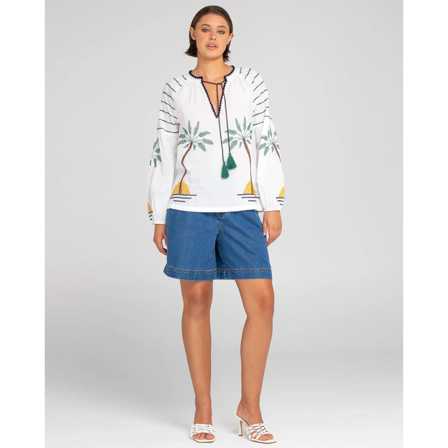 Boom Shankar Palm Shirt