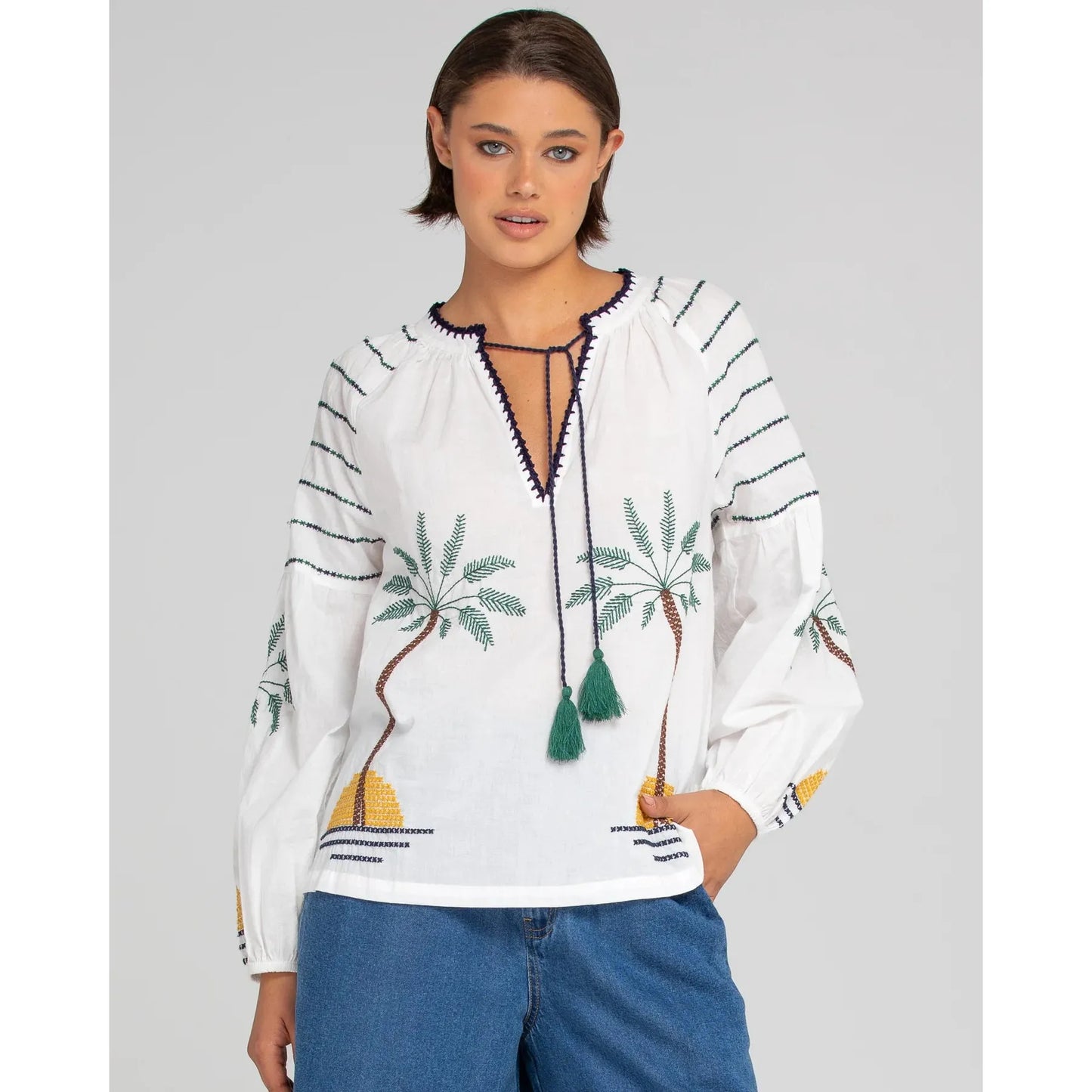 Boom Shankar Palm Shirt