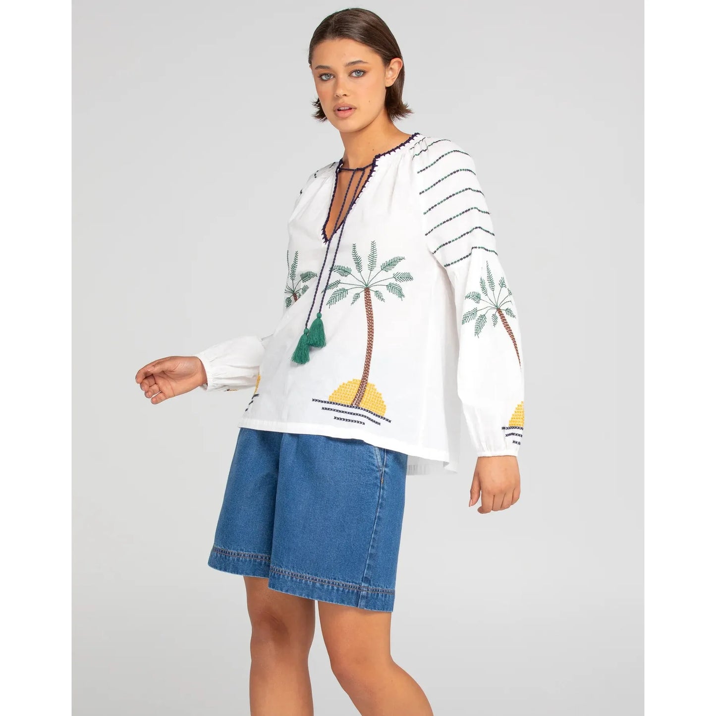 Boom Shankar Palm Shirt