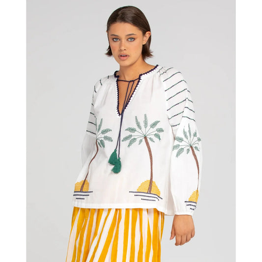 Boom Shankar Palm Shirt