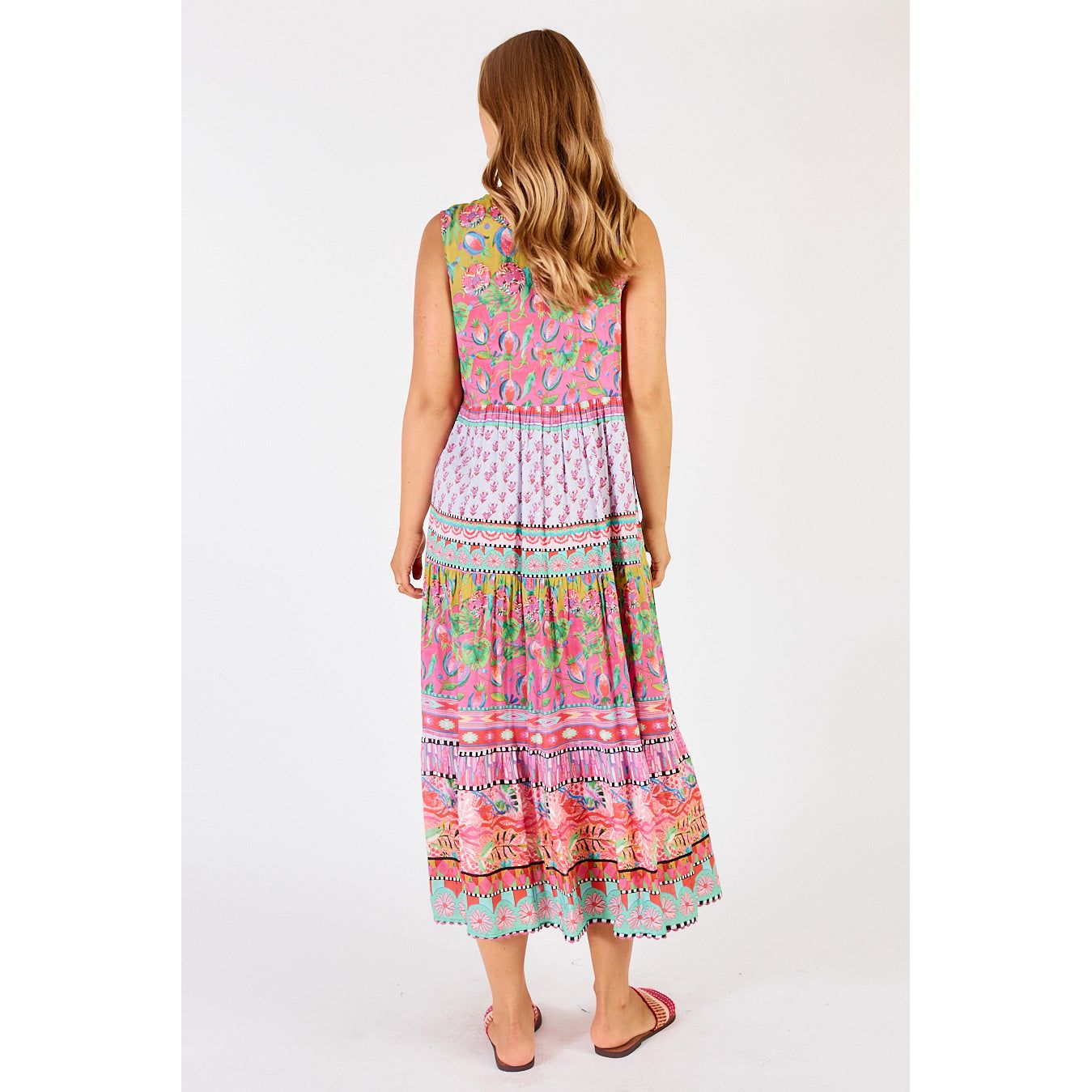 Lula Life Elisie Sleeveless Midi Melon