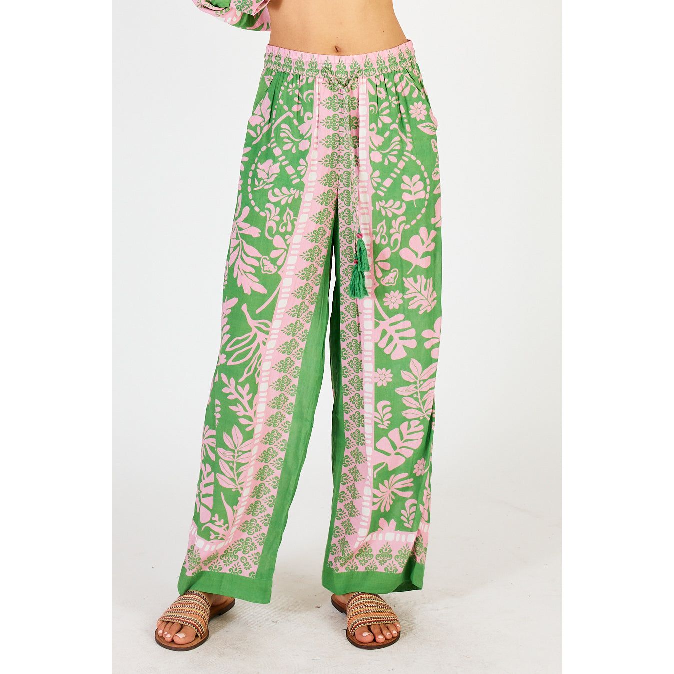 Lula Soul Carara Pant Blue , Green or Stone