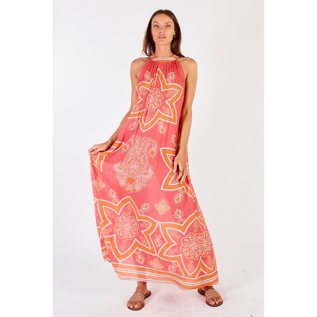 Lula Soul Monaco Sleeveless Maxi Geranium