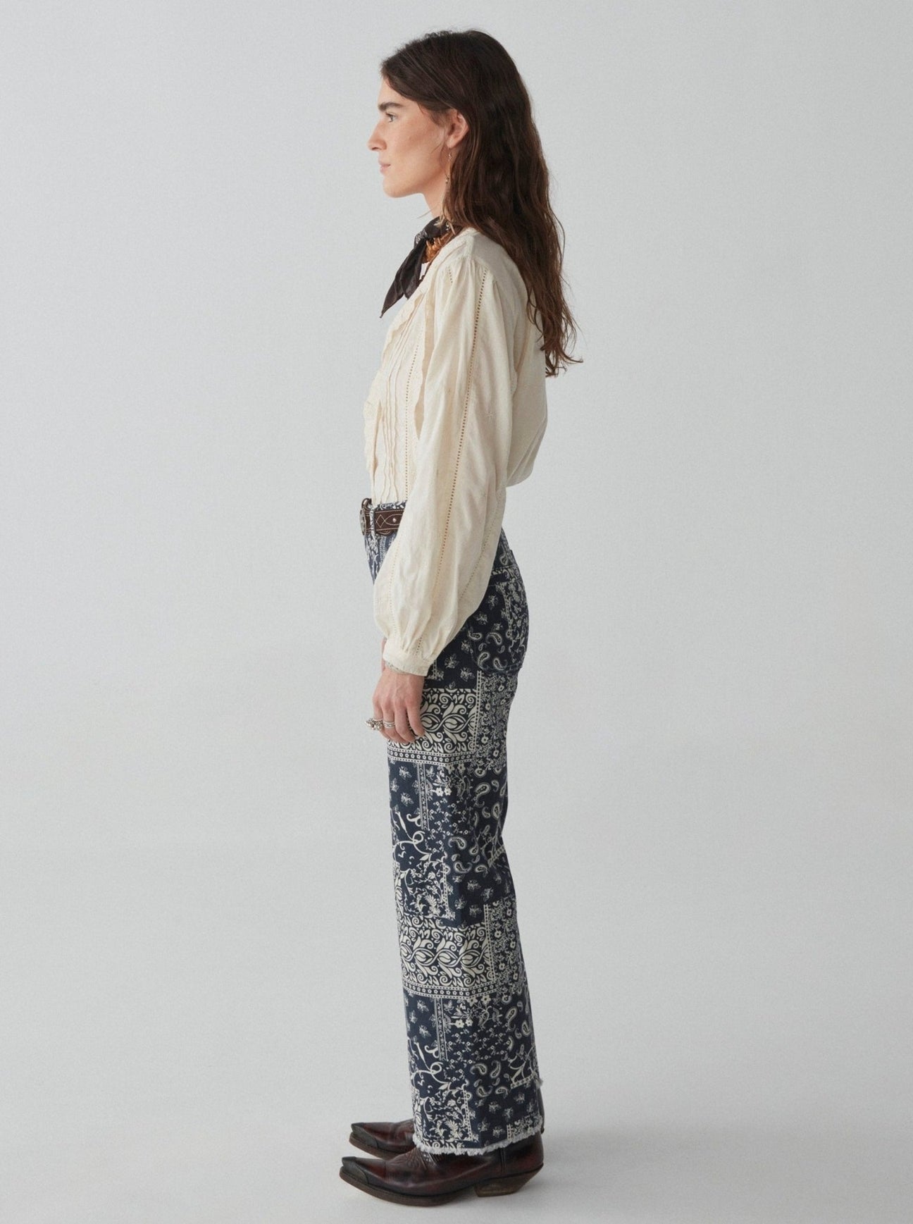 Maison Hotel Twiggy Pant (military blue)