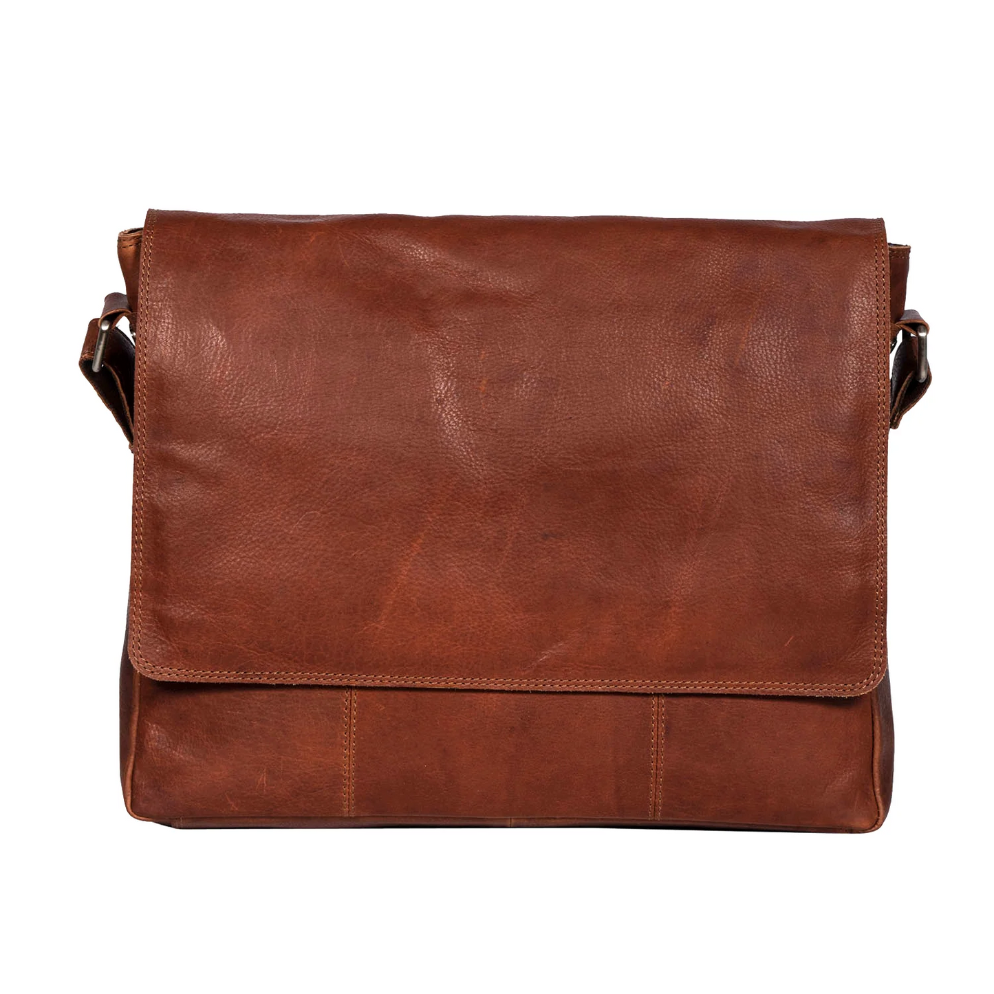 Leather culture messenger bag