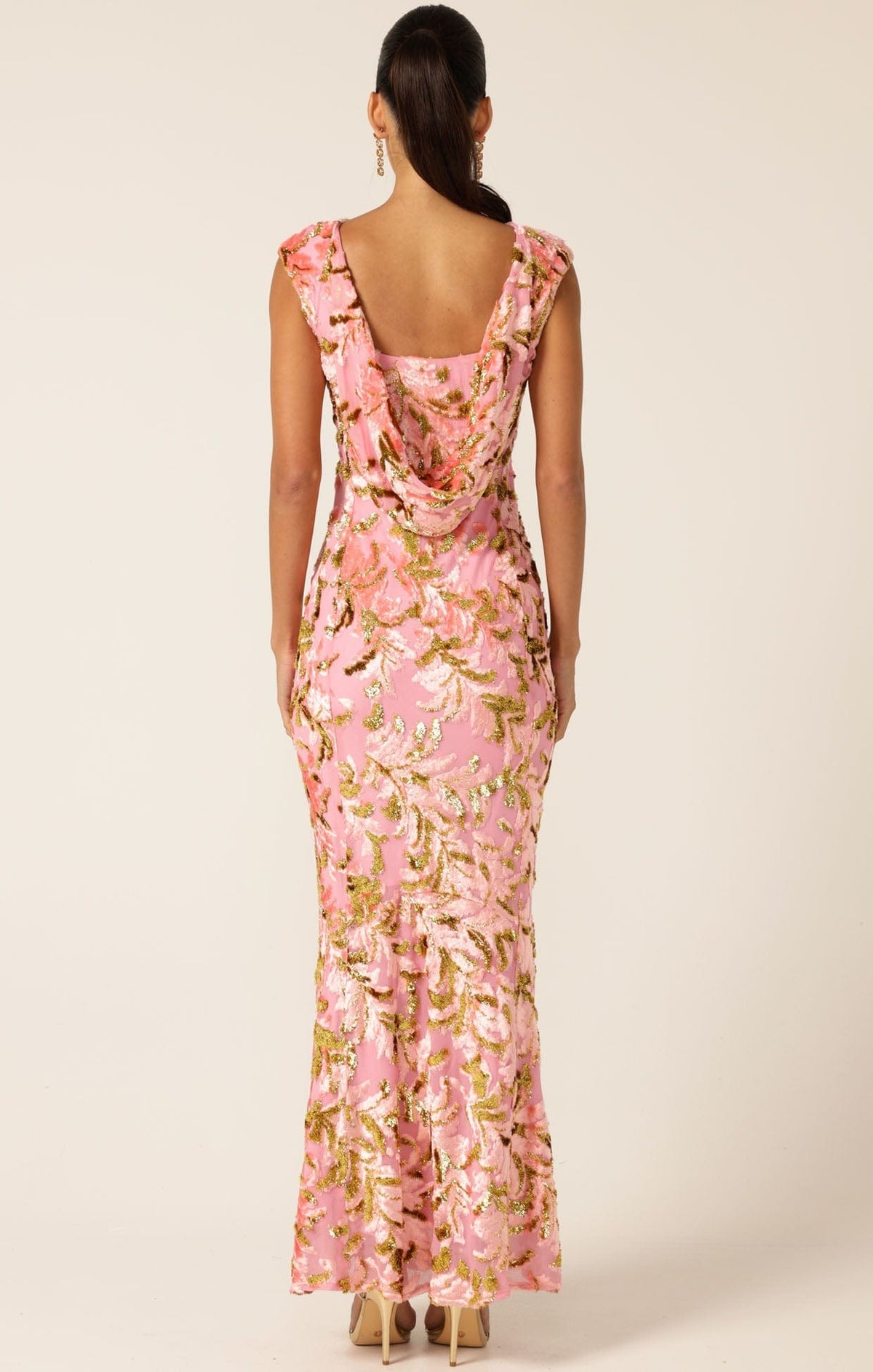 Sacha Drake Heavenly Heights Pink/Gold Maxi