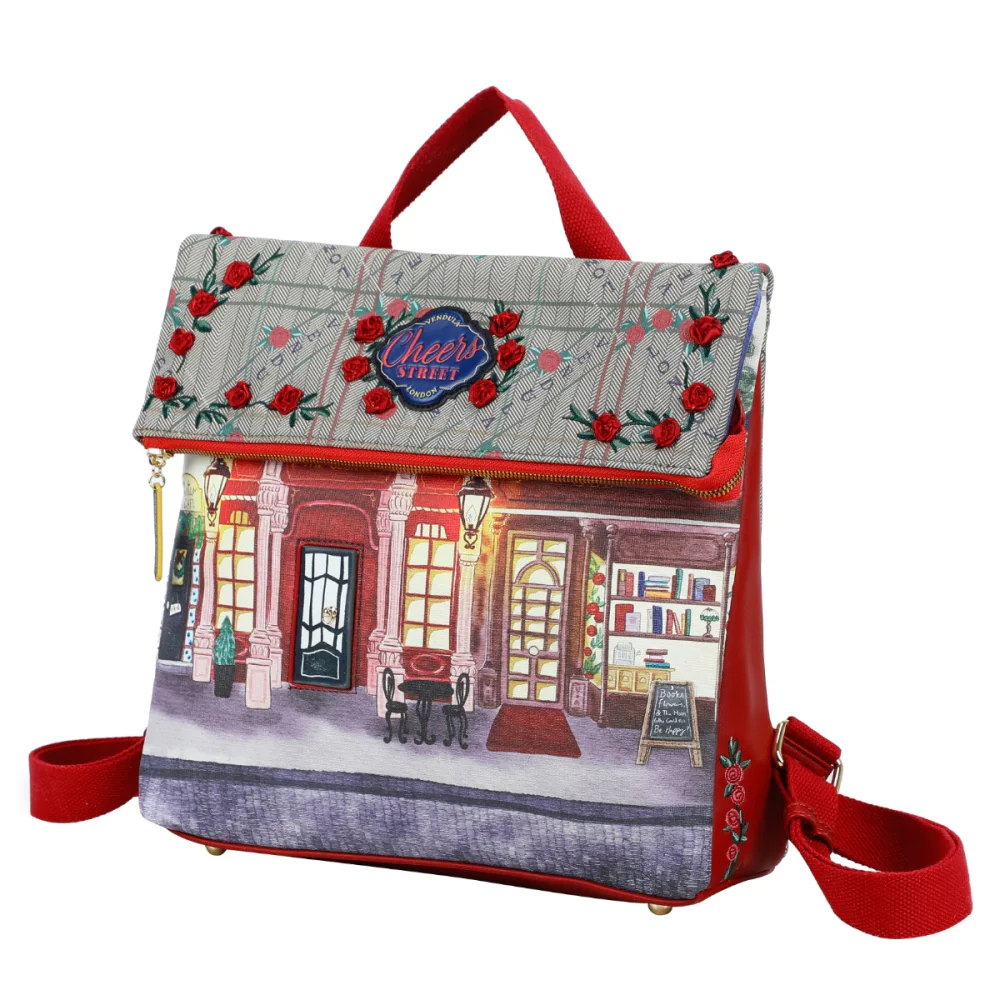 Vendula Cheers Street Foldover Backpack