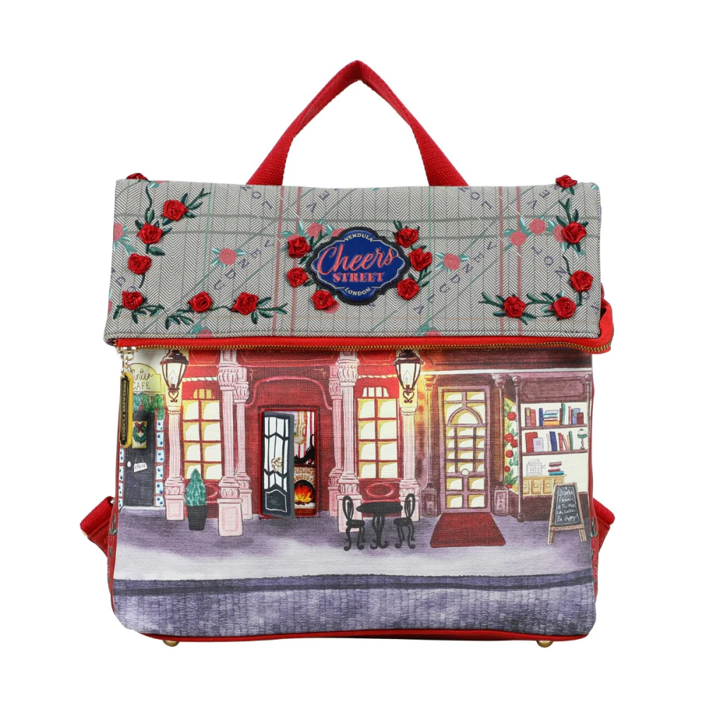 Vendula Cheers Street Foldover Backpack
