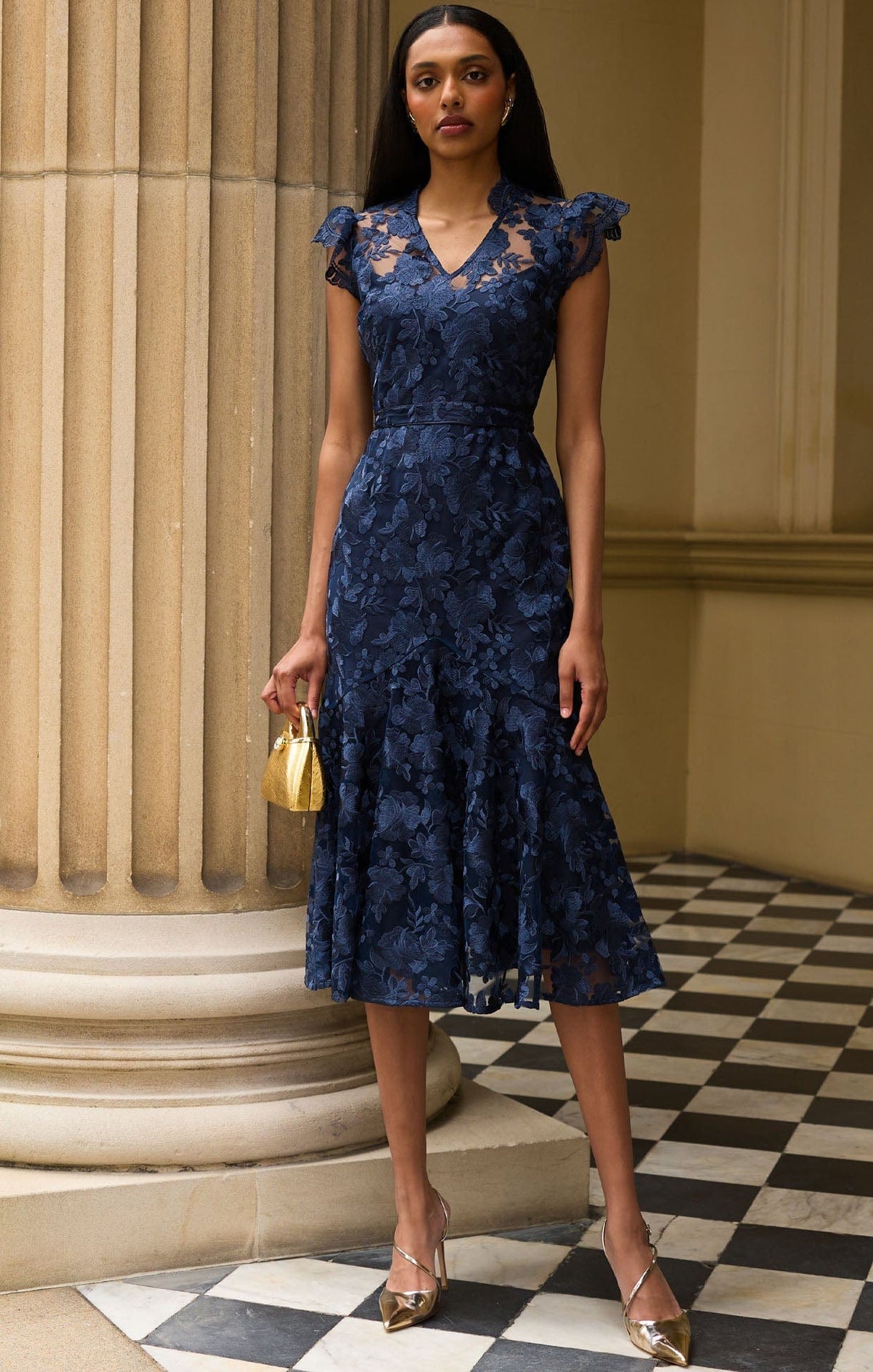 Sacha Drake Delphine Dress Navy