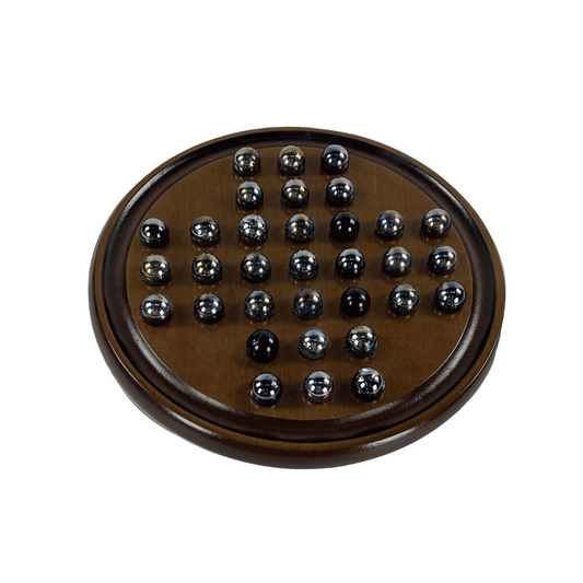 Dal Rossi Solitaire Wood With Marbles Balls 22cm