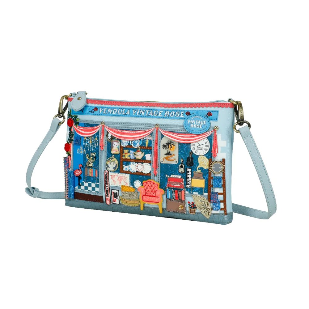 Vendula Vintage rose pouch bag