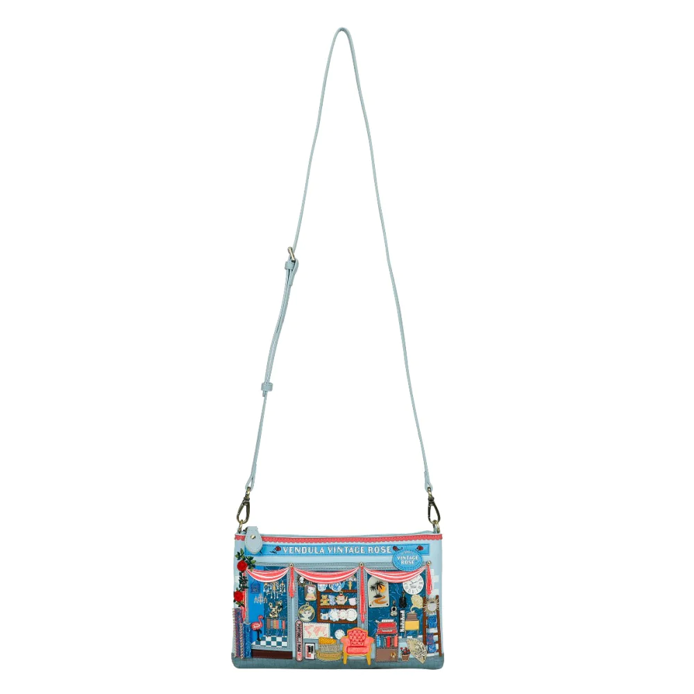 Vendula Vintage rose pouch bag
