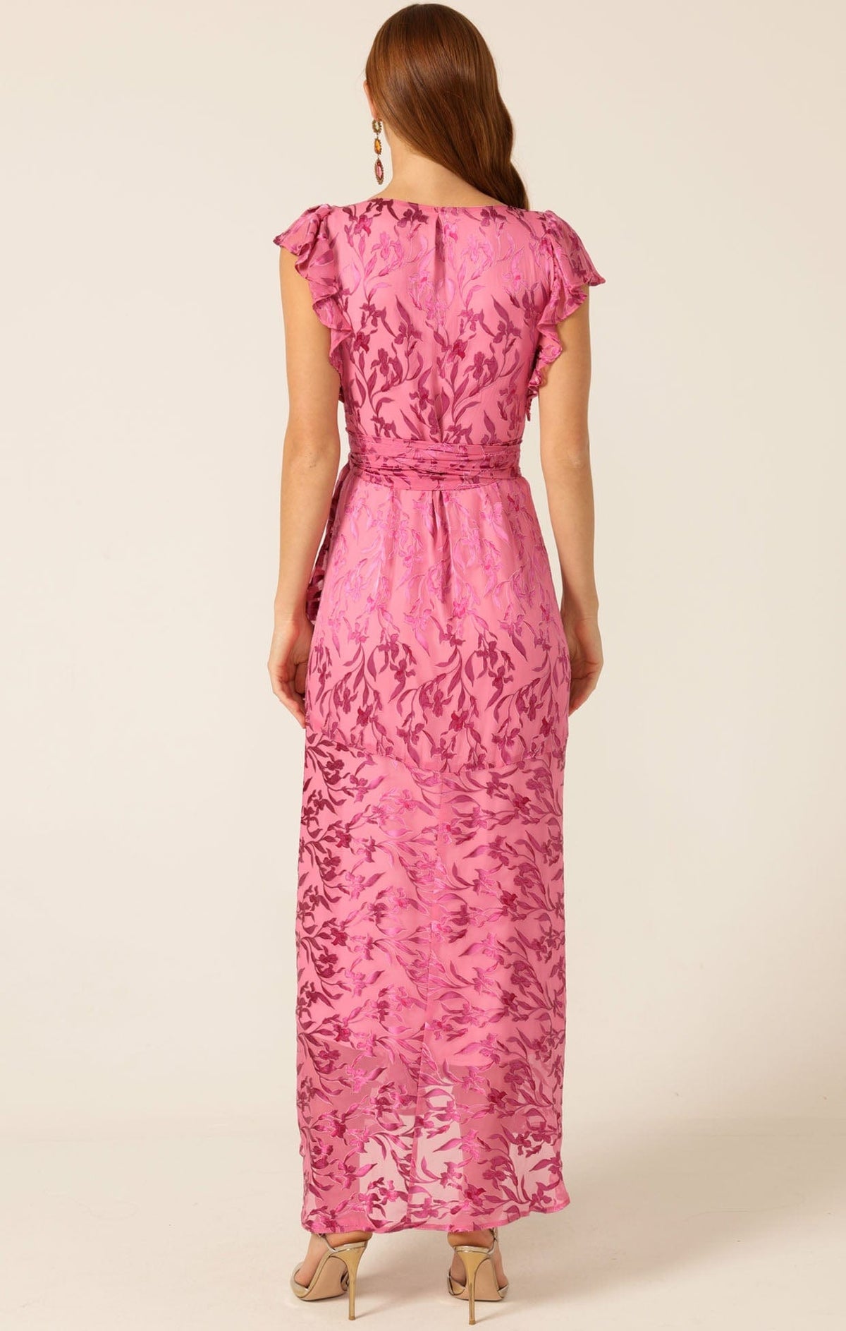 Sacha Drake Bella Rose Maxi Wrap - Magenta