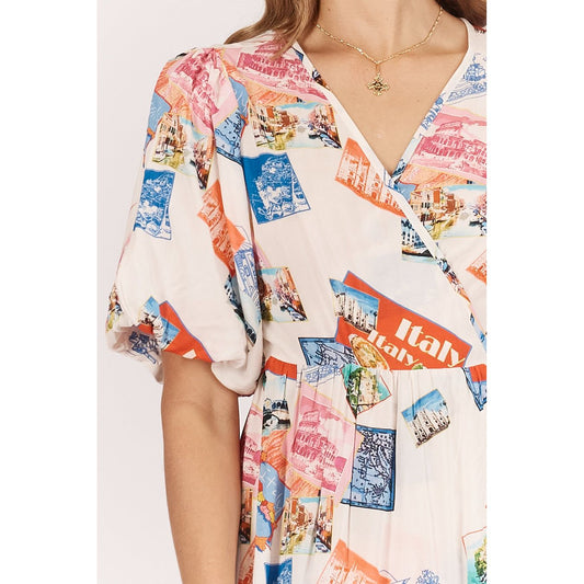 Ruby yaya Taormina Wrap Dress Cream