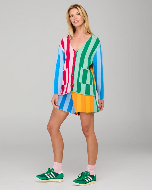 Boom Shankar Rainbow Cardigan