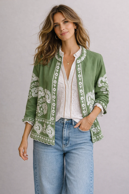 Azure & Indigo Olivine Jacket Olive