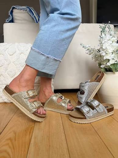 XTI Gold Sandal 145072