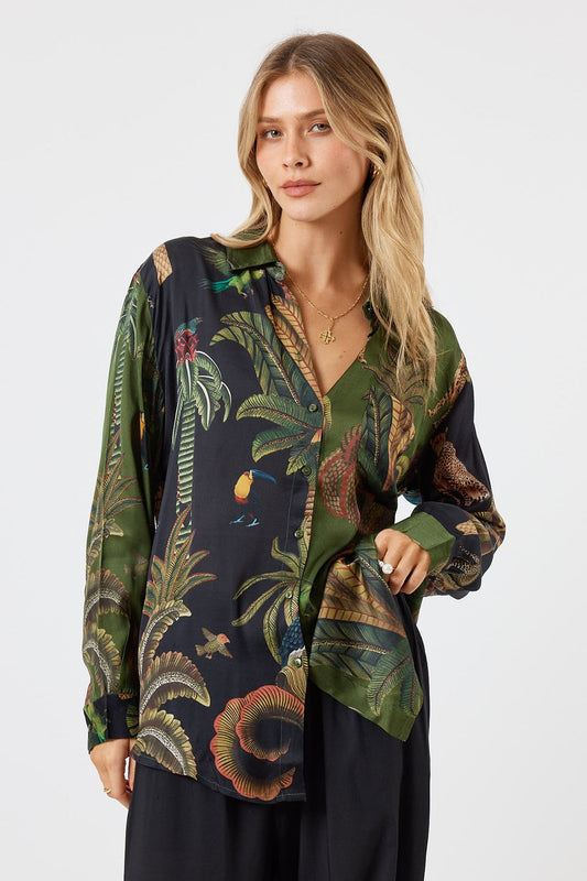 Lula Soul Cheetah Shirt Multi