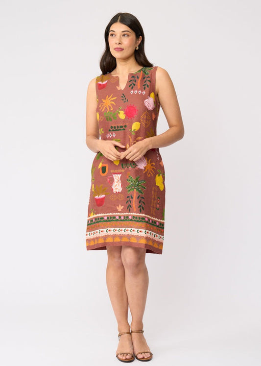 Foil Sun-Sational Dress Salsa