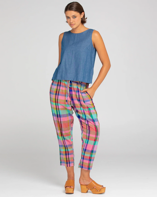 Boom Shankar Hara Top - Chambray