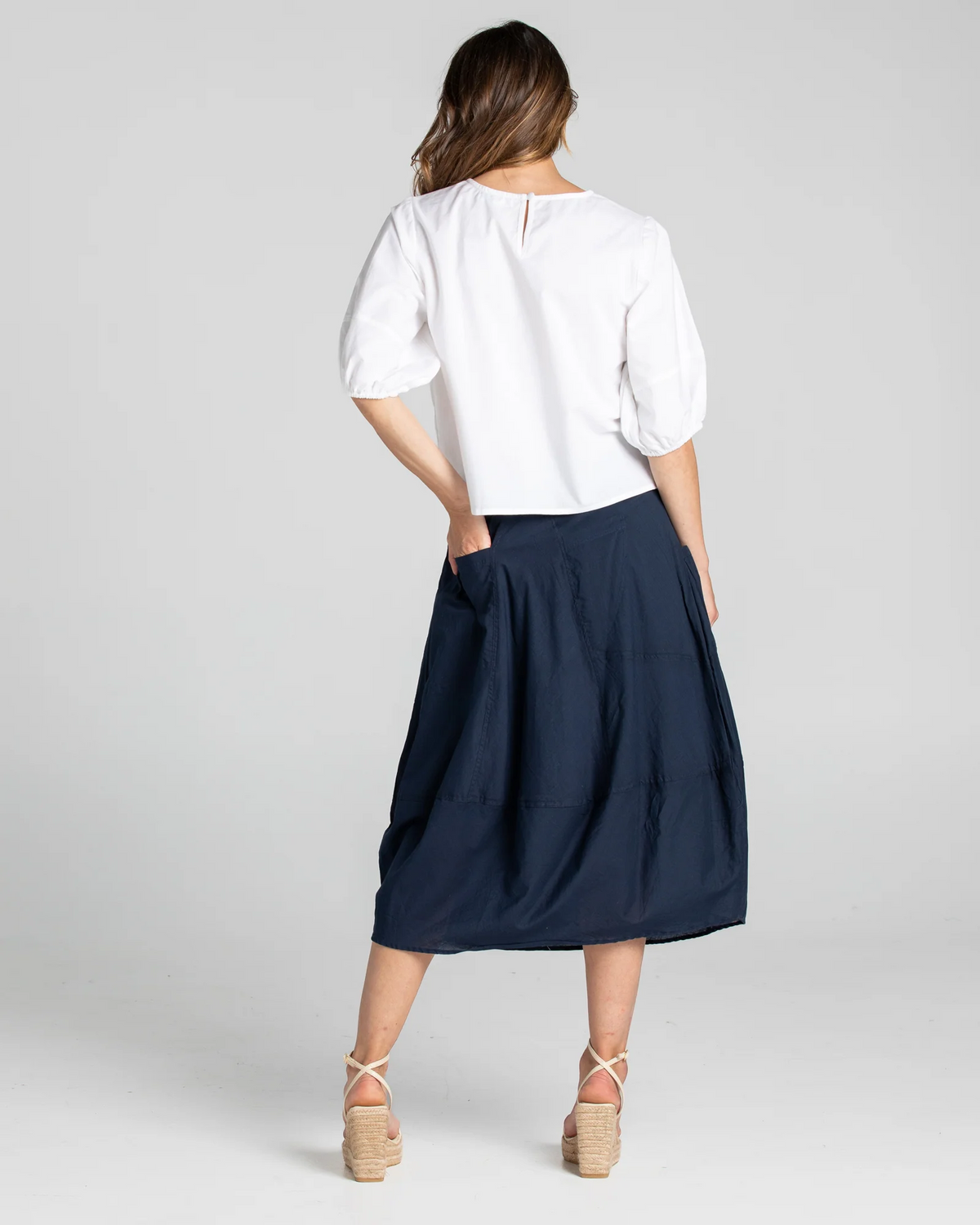 Boom Shankar Guru Skirt - Navy
