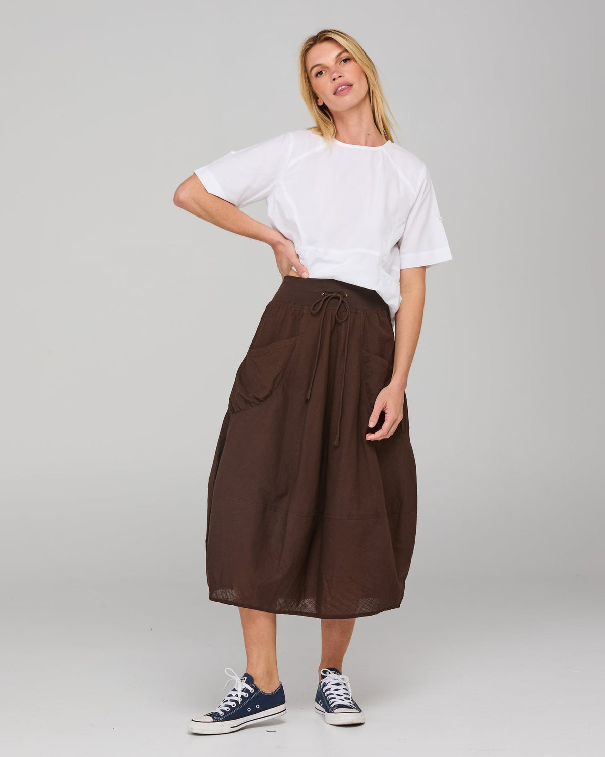 Boom Shankar Guru Skirt ~ Coffee